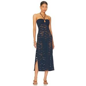 Seafolly Chiara Cover Up Dress - True Navy - Small